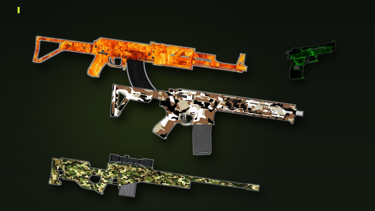 Skins de arma à venda