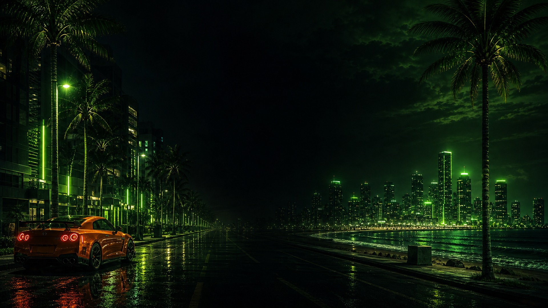 Cidade do RADIKAL à noite